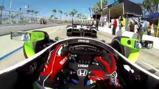 Visor Cam Toyota Grand Prix of Long Beach [upl. by Ahsaet]