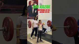 Eda KAZAK Koprma 20 KgSilkme 25 Kg 2024 [upl. by Caton]