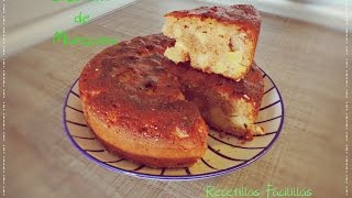 Receta BIZCOCHO INTEGRAL con MANZANA  Delicioso [upl. by Tullusus]