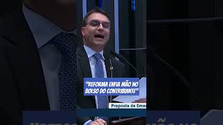 Flavio Bolsonaro Governo deu uma solada nas costas do país [upl. by Janella16]