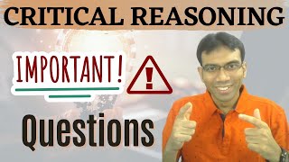 Critical Reasoning Important questions [upl. by Neimad]