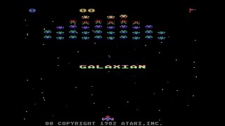 Galaxian Atari 800 Level 17 Score 14200 Full HD [upl. by Menon]