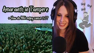 Nightwish  Amaranth  Live in Tampere Performance Reaction [upl. by Aciras387]