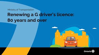 Ontario senior driver’s licence renewal educational video [upl. by Milzie]