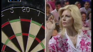 Maureen Flowers scores 310  Bullseye Charity Throw Bronze Bully 1987 [upl. by Hutton118]