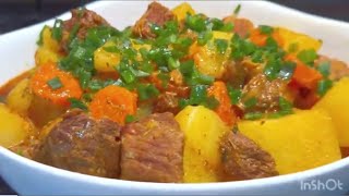 Como fazer Carne de Panela com batata e cenoura [upl. by Ennasil783]