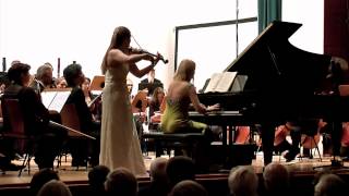 Encore Mozart Violin Piano Sonata K378 Finale Solenne Paidassi Valentina Lisitsa [upl. by Hnim]