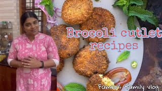 Special broccoli cutlet recipeMalayalam [upl. by Rennold]