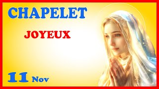 CHAPELET 🙏 Lundi 11 Nov  Mystères Joyeux [upl. by Katinka]