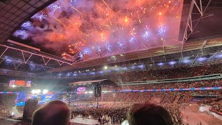 Bryan Danielson wins the AEW World championship at AEW All In London 2024 Wembley Stadium [upl. by Merline]