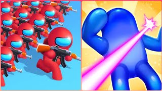 New level Gun Clash Vs Blob shooter 3D🟣❤️👍👍❤️🟣Max Levels New Update Gameplay DR269 [upl. by Eellac]