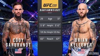 CODY GARBRANDT VS BRIAN KELLEHER FULL FIGHT UFC 296 [upl. by Nohtahoj]