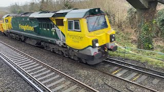 Class 70  70009  Colas Rail Freight [upl. by Odey721]