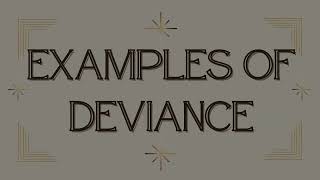 Conformity amp Deviance [upl. by Conan]