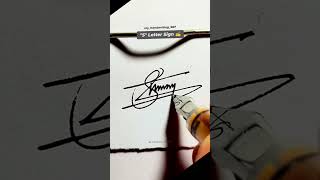 Creative S Letter Signature Design Tutorial  Artistic Handwriting Styles [upl. by Jelena]