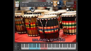 MALAMBO PERUANO  Kontakt Library Gratis  Dixonloopscom [upl. by Laure]