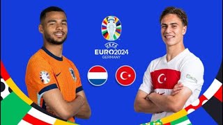 Paises Bajos vs Turquia Eurocopa 2024 [upl. by Gyatt]