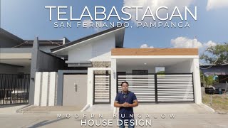 Modern Bungalow House and lot for SALE in San Fernando Pampanga  3 Bedrooms  House Tour [upl. by Ruffo]