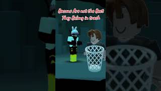 Bacons belong in the trash can roblox [upl. by Junius]