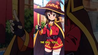 The REAL TRUTH About Megumin You Dont Know [upl. by Teragramyram]