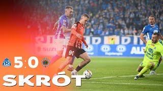 Betclic 1 Liga Ruch Chorzów  Chrobry Głogów 50  skrót [upl. by Aleil]