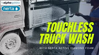 Nerta Touchless Wash 1Tonne Lorry with Nerta Active Diamond Foam [upl. by Wahkuna]