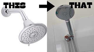 Handheld shower head installation [upl. by Limemann704]