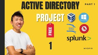 Active Directory Project Home Lab  Part 1 [upl. by Hwu]