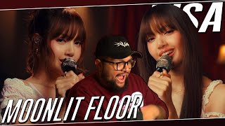 LISA MOONLIT FLOOR Performance Video REACTION  LISA TRYING TO MAKE US MELT 🫠 [upl. by Patterman]