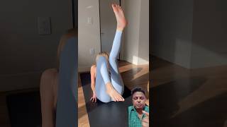 Yoga 😀😃 dance hamstringstretch ballerina sidestretch stretching split hipstretching ballet [upl. by Einnos]