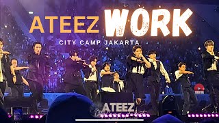 Work  ATEEZ  City Camp Jakarta 2024 [upl. by Acnairb]