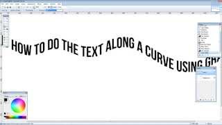 PaintNET how to make Text along a curve [upl. by Tade]