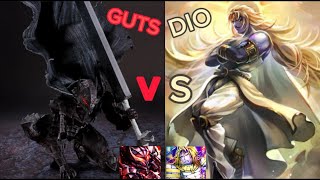 Guts vs Dio Over Heaven In ANIME DIMENSIONS [upl. by Tshombe]