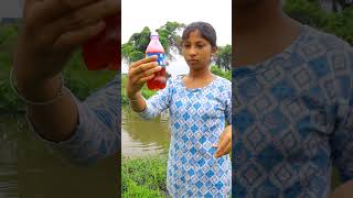 amazing girl hook fishing video  best hook fishing  unique hook fishing  fishingmethods shorts [upl. by Tsugua]