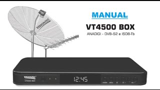 Manual Receptor Visiontec VT4500 [upl. by Yadroc]