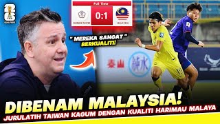 Dibelasah MALAYSIA Jurulatih Taiwan KAGUM Dengan Kualiti Harimau Malaya [upl. by Ibor]