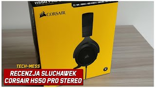 Recenzja Corsair HS50 Pro Stereo Carbon [upl. by Acirt926]