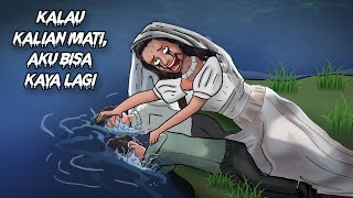 Asal usul La Lorona  Ibu Stress Tenggelamin Anak Sendiri HORORMISTERI Animasi Horor Kartun Hantu [upl. by Delphina]