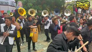 BANDA LA UNICA DE OAXACA  LAS MARMOTAS  NEGRA MERECUMBE  CALENDA CENTRO DE OAXACA [upl. by Anhoj]