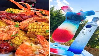 Seafood Boil w Hennessy Garlic Butter EASY 2019  CIROC Bomb POP Cocktail 🎉 [upl. by Llimaj]