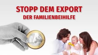 HC Strache garantiert Stopp dem Export der Familienbeihilfe [upl. by Cerracchio228]