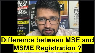 Difference between MSE and MSME certificate  Benefits of MSME and MSE certificate in tender  Gem [upl. by Ennyletak422]