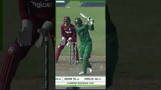 Shoaib Malik Masterclass Batting  Scores 90 Runs PAKvWI SportsCentral Shorts PCB M5C2K [upl. by Ahsiakal]