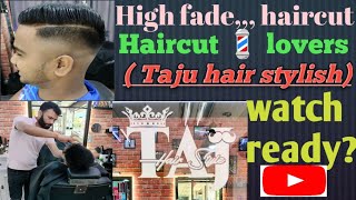 watch how to cut stylish hair match with Beard Gourav barber New [upl. by Ellenij]