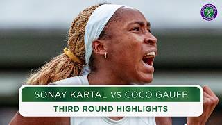 Clinical display from Coco  Sonay Kartal vs Coco Gauff  Highlights  Wimbledon 2024 [upl. by Lonnie]