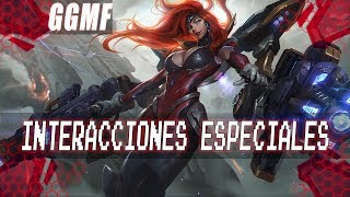 Interacciones Especiales  Miss Fortune Gatillera Galactica Español LATAM [upl. by Rad]