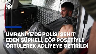 Ümraniyede polisi şehit eden şüpheli adliyeye sevk edildi [upl. by Enail]