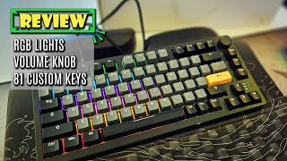 ARZOPA K81 Mechanical Gaming Keyboard Review Compact Powerhouse [upl. by Esenej821]