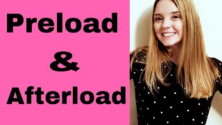 PRELOAD amp AFTERLOAD MADE EASY  NCLEX REVIEW [upl. by Nuahsyt]