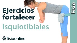 Ejercicios para fortalecer isquiotibiales y músculatura posterior de las piernas [upl. by Hazel]